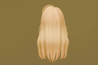 create premium 3d hair