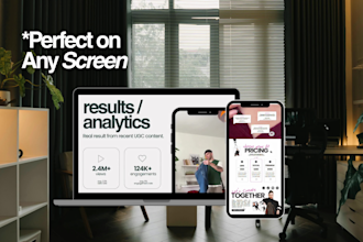 create a conversion focused ugc portfolio website in canva