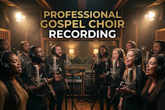 record gospel choir vocals for your song