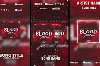 create clean music promo video audio spectrum or music visualizer