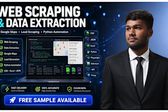 do web scraping and data extraction
