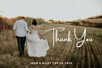 design modern thank you card for your business