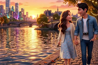 create 3d pixar ai romantic video 3d ai proposal video ai storytelling animation