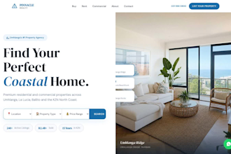 design a premium real estate website that converts visitors into leads