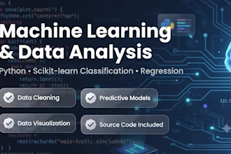 build machine learning and data analysis projects using python