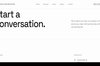 create a website for your business or store