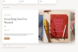 build a luxury landing page with custom front end animations