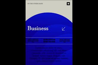 design a modern identity level business card