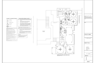 create hvac electrical plumbing plans for construction, electrical layout