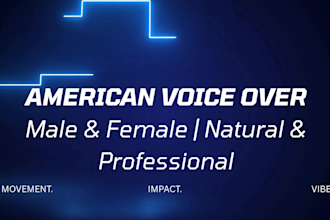provide natural ai voice over with elevenlabs studio quality