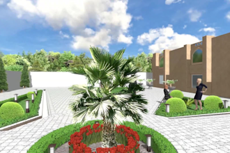 crate 2d and 3d landscape