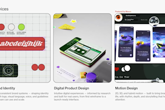 create cinematic 3d motion design and product animation