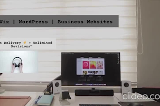 professional and responsive wix website design