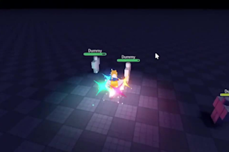 create roblox vfx,  scripting, animation and combat systems