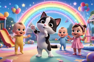 create ai powered cartoon animations for poems, rhymes, and kids songs