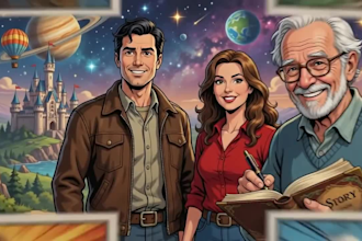 create a personalized ai comic book starring you as the hero