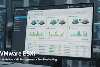 configure and troubleshoot windows server and vmware esxi