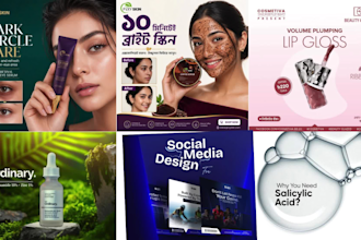design professional social media posters for facebook and instagram