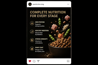 create premium pet product ads and ecommerce visuals