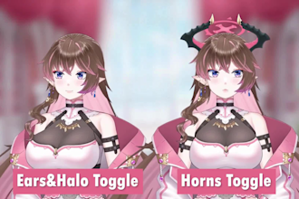 do vtuber model, live2d rigging, live 2d pet rigging, 2d vtuber model, 2d vtuber
