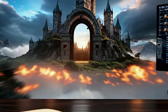 create cinematic book trailer, book teaser and author promo video, reels video
