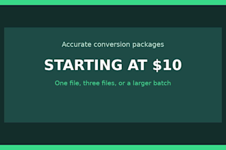 convert any file for you