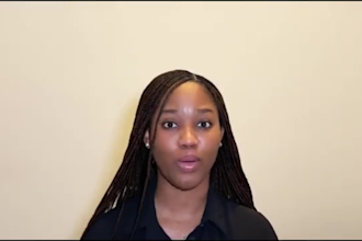 be your professional female spokesperson video presenter  testimony video actor