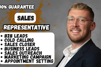 be your high ticket sales closer sales representative b2b sales lead generation