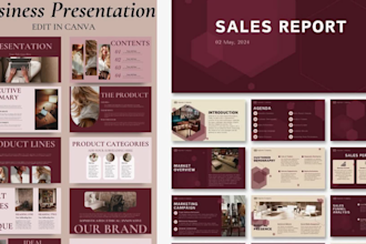 design power point and canva modern presentation