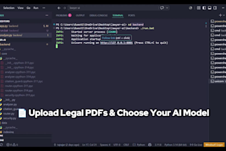 develop custom ai applications and python backend using fastapi