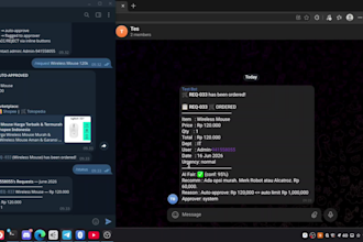 build an ai telegram bot for internal approval and procurement workflow