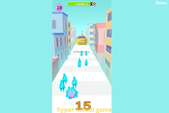 develop hyper casual game, 3d unity game development, 3d multiplayer game, web3