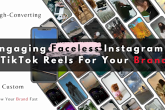 create engaging faceless tiktok and instagram reels videos