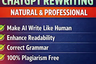 humanize ai content and rewrite chatgpt articles to sound natural