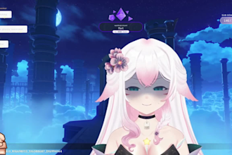 create a custom 3d vtuber model, vroid, vrc hat avatar with rigging