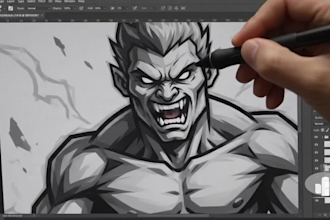design a custom mascot logo for a streamer, twitch, esports