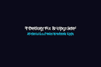 debug, fix and upgrade your ai generated web or mobile app