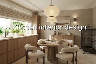 create a design project for a modern kitchen