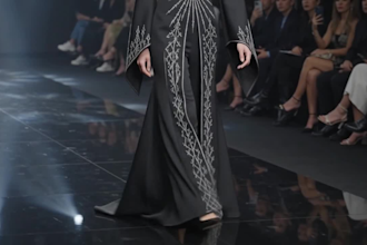 create a custom abaya design for your brand