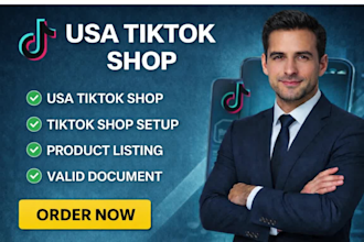 setup USA tiktok shop create tiktok shop USA tiktok shop business representative