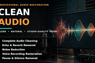 edit podcasts, remove background noise, enhance audio quality sound mixing