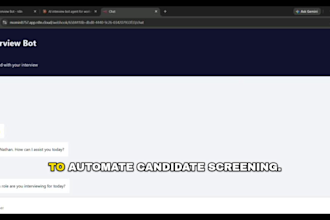 build an ai interview screening bot that scores candidates automatically