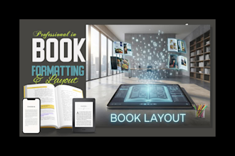 do book formatting, kindle ebook formatting, paperback and hardcover formatting