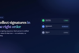 build a custom electronic signature and document signing platform