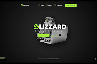 create a professional landing page