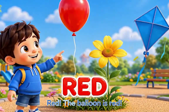 do 3d kids learning animation video, educational storie, ai kids animation video