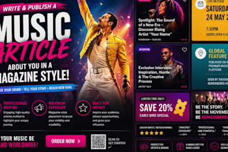 promote music article publish music blog google news magagize website jamsphere