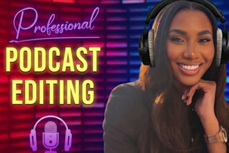 professionally edit and mix podcast audio editing for publishing and growth