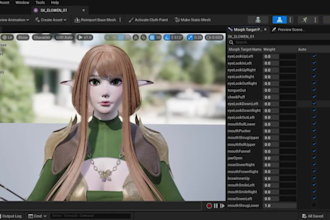 articulate 3d avatar,elf,rig3d for livelink,body,face track rig,52 arkit,live3d