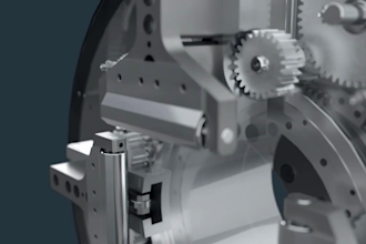 create xray cutaway 3d animation of industrial machine mechanisms